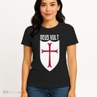Deus Vult God Wills It Crusader Meme Women's T-Shirt thumb 4