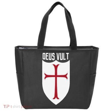 Deus Vult God Wills It Crusader Meme Tote Bag