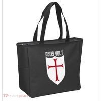 Deus Vult God Wills It Crusader Meme Tote Bag thumb 2