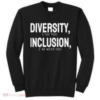 Diversity Vs Inclusion Sweatshirt thumb 0