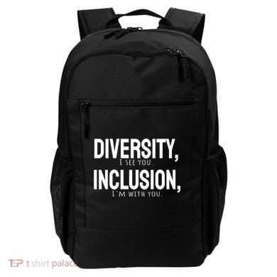 Diversity Vs Inclusion Backpack