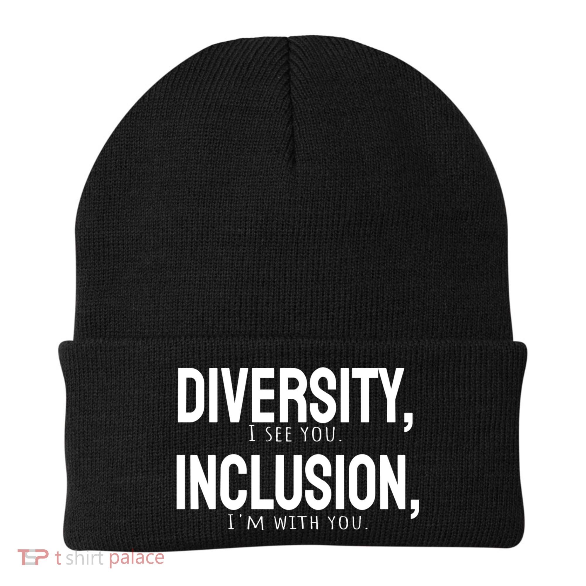 Diversity Vs Inclusion Beanie