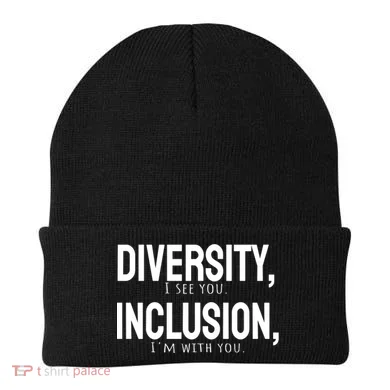 Diversity Vs Inclusion Beanie