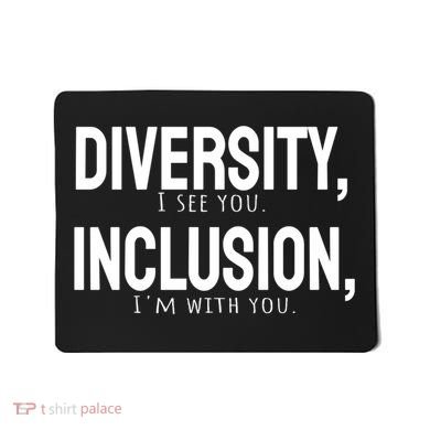 Diversity Vs Inclusion Mousepad