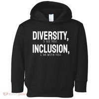 Diversity Vs Inclusion Toddler Hoodie thumb 0