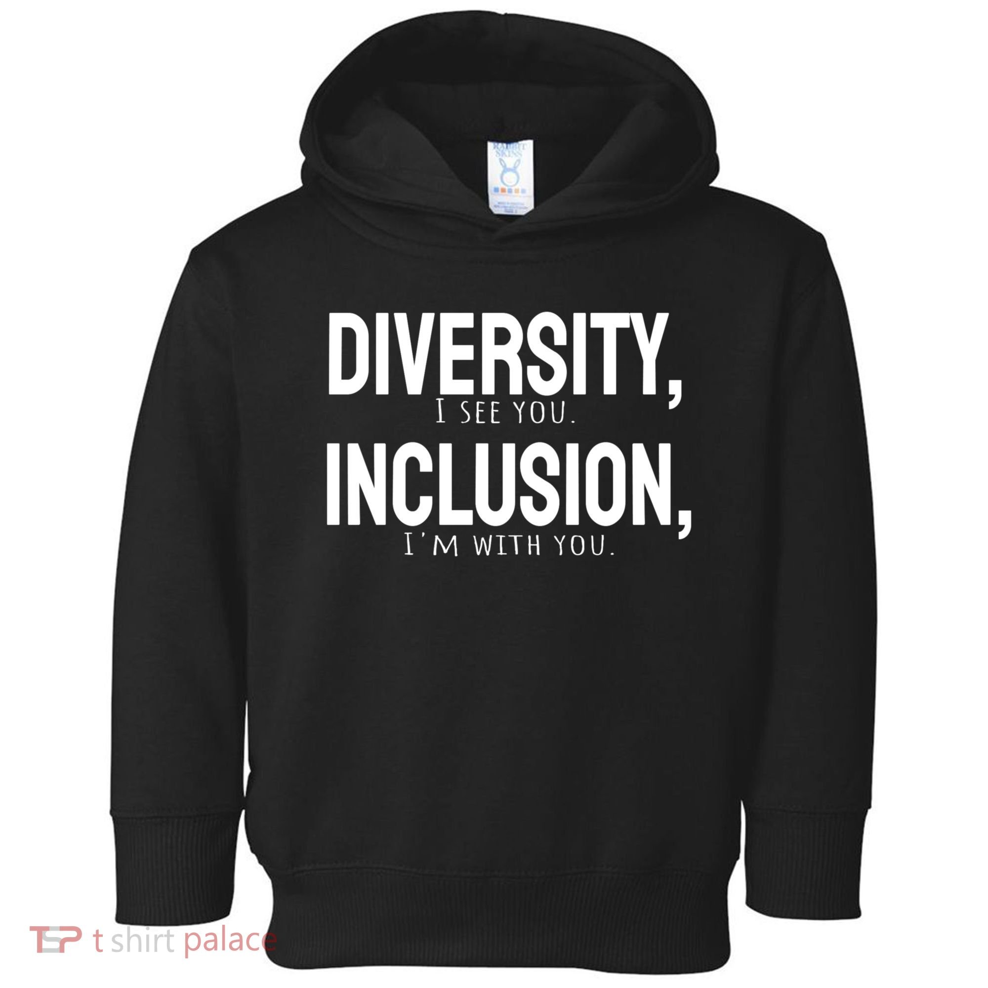 Diversity Vs Inclusion Toddler Hoodie