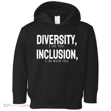 Diversity Vs Inclusion Toddler Hoodie