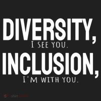 Diversity Vs Inclusion Golf Towel thumb 3