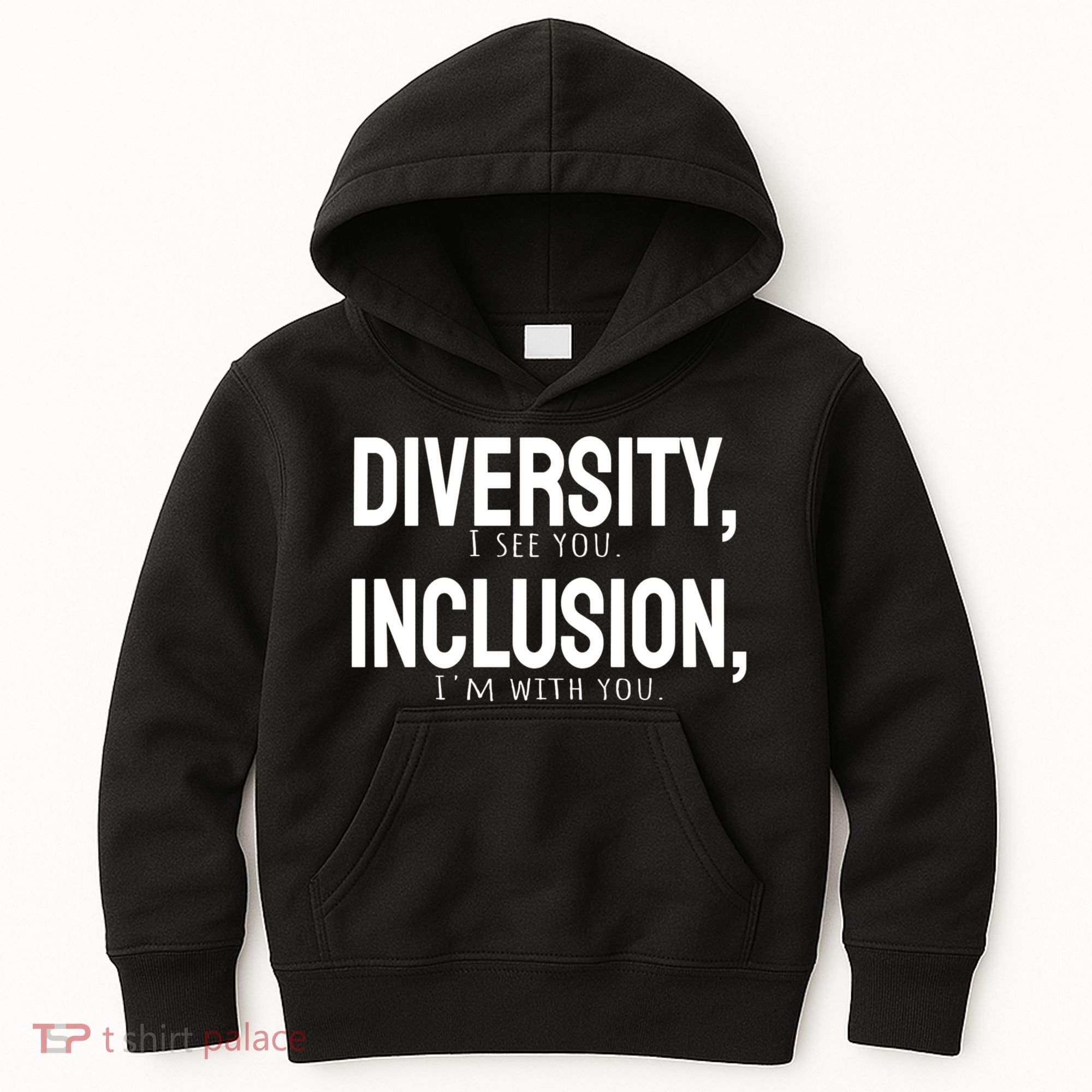 Diversity Vs Inclusion Kids Hoodie