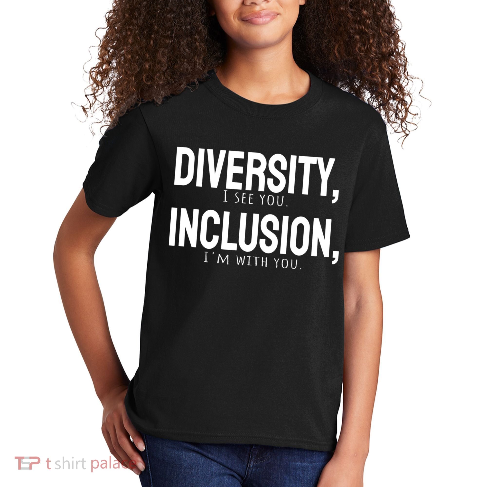 Diversity Vs Inclusion Kids T-Shirt