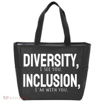 Diversity Vs Inclusion Tote Bag