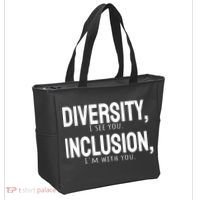 Diversity Vs Inclusion Tote Bag thumb 2