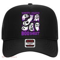 Domestic Violence Is Boo Sheet Ghost Purple Ribbon Halloween Hat thumb 0