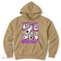 Domestic Violence Is Boo Sheet Ghost Purple Ribbon Halloween Hoodie thumb 0