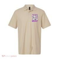 Domestic Violence Is Boo Sheet Ghost Purple Ribbon Halloween Polo thumb 0