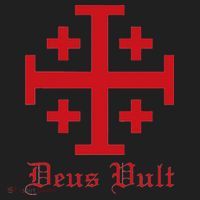Deus Vult Jerusalem Cross Order Of The Holy Sepulchre Knight Women's Sweatshirt thumb 2