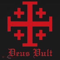 Deus Vult Jerusalem Cross Order Of The Holy Sepulchre Knight Polo thumb 3