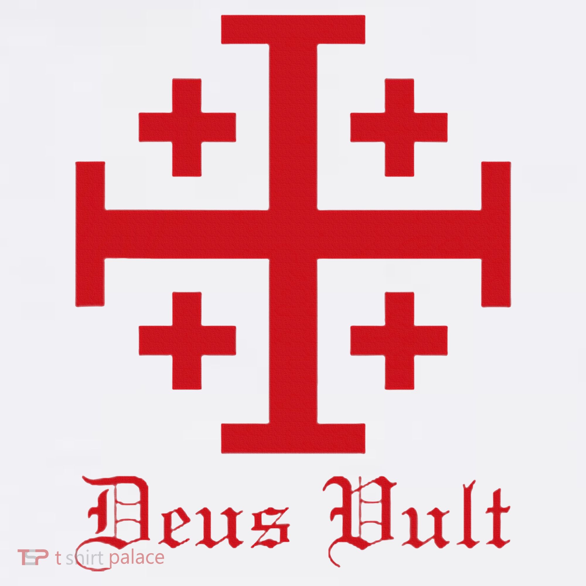 Deus Vult Jerusalem Cross Order Of The Holy Sepulchre Knight Women's Hoodie