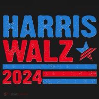 Distressed Vote Kamala Harris Tim Walz 2024 Election Coaster thumb 2