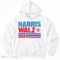 Distressed Vote Kamala Harris Tim Walz 2024 Election Hoodie thumb 0