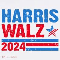 Distressed Vote Kamala Harris Tim Walz 2024 Election Long Sleeve Shirt thumb 2