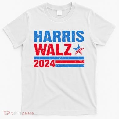 Distressed Vote Kamala Harris Tim Walz 2024 Election T-Shirt