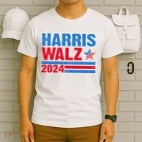 Distressed Vote Kamala Harris Tim Walz 2024 Election T-Shirt thumb 6
