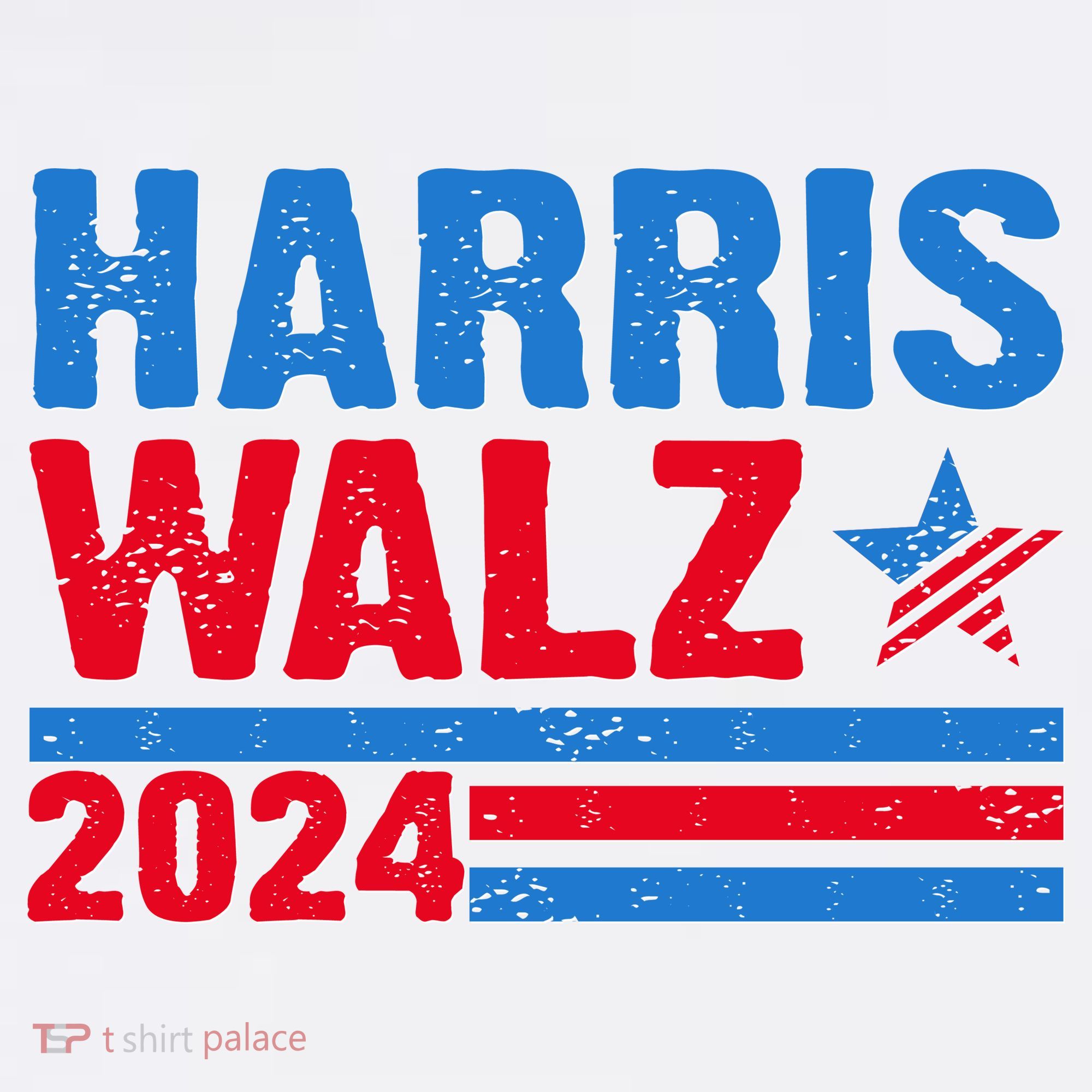 Distressed Vote Kamala Harris Tim Walz 2024 Election Beanie
