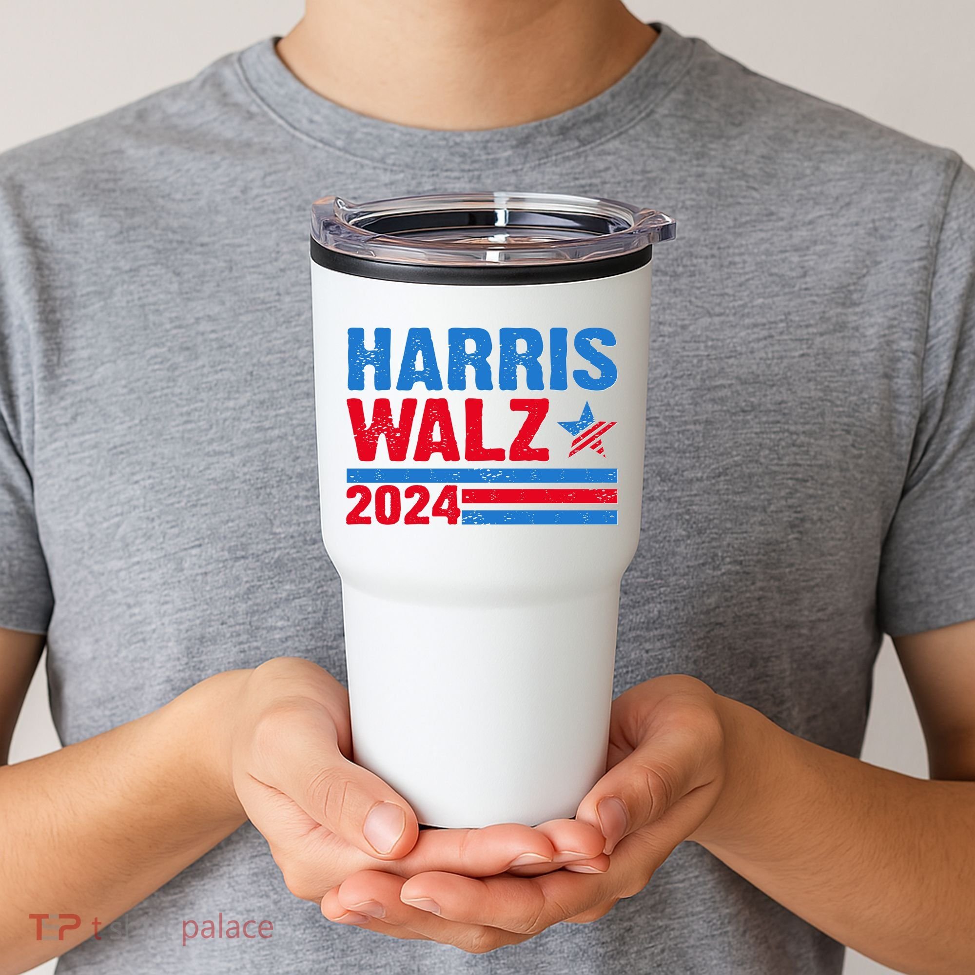 Distressed Vote Kamala Harris Tim Walz 2024 Election Tumbler
