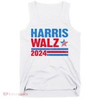 Distressed Vote Kamala Harris Tim Walz 2024 Election Tank Top thumb 0