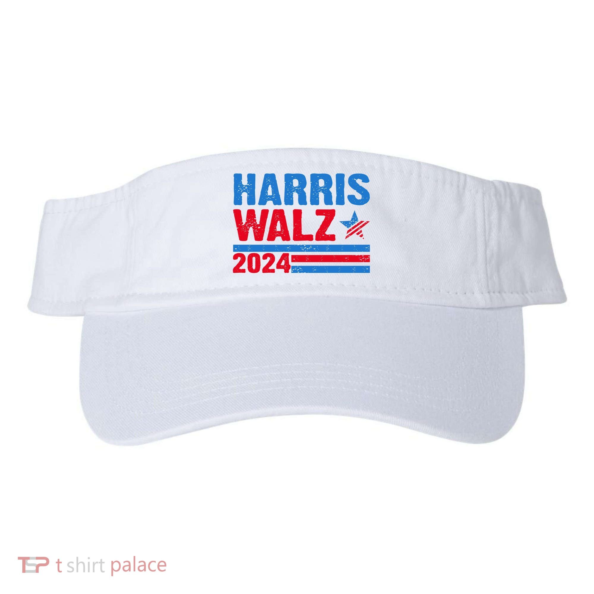 Distressed Vote Kamala Harris Tim Walz 2024 Election Visor
