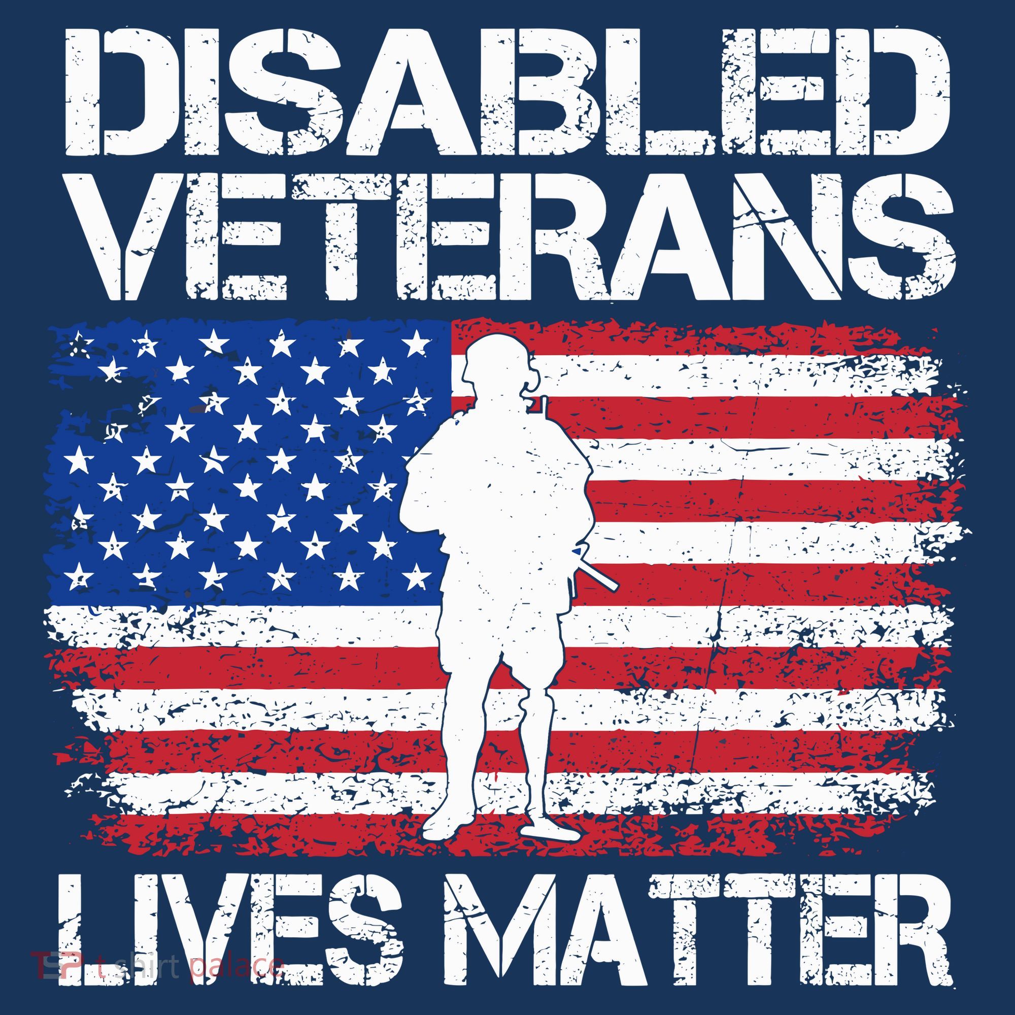 Disabled Veteran Lives Matter Flag American Us Vet Military Kids Sweatshirt