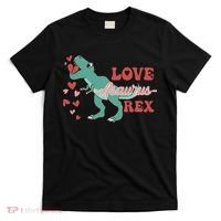 Dinosaur Valentine Love Asaurus Rex Gift For boy Valentine Day T-Shirt thumb 0