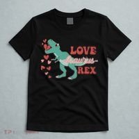 Dinosaur Valentine Love Asaurus Rex Gift For boy Valentine Day T-Shirt thumb 5