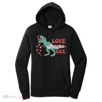Dinosaur Valentine Love Asaurus Rex Gift For boy Valentine Day Women's Hoodie thumb 0