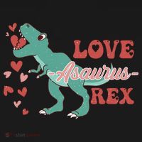 Dinosaur Valentine Love Asaurus Rex Gift For boy Valentine Day Women's Hoodie thumb 2