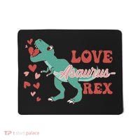 Dinosaur Valentine Love Asaurus Rex Gift For boy Valentine Day Mousepad thumb 0