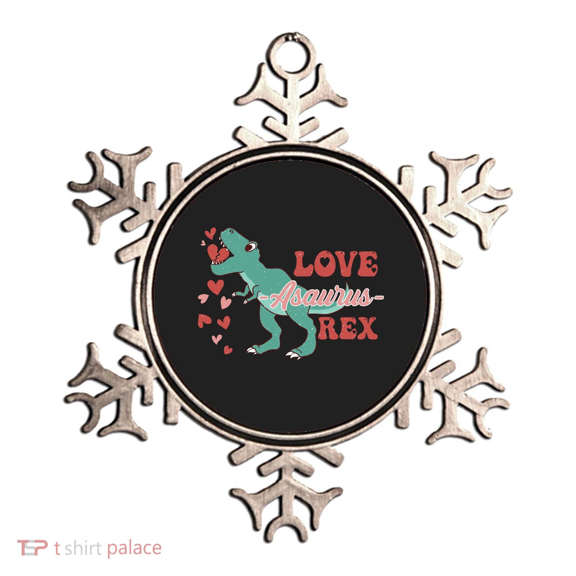 Dinosaur Valentine Love Asaurus Rex Gift For boy Valentine Day Ornament