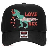 Dinosaur Valentine Love Asaurus Rex Gift For boy Valentine Day Hat thumb 0