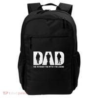 Dad Veteran Myth Legend Proud Veteran Dad Funny Gift Backpack thumb 0
