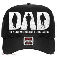 Dad Veteran Myth Legend Proud Veteran Dad Funny Gift Hat thumb 0