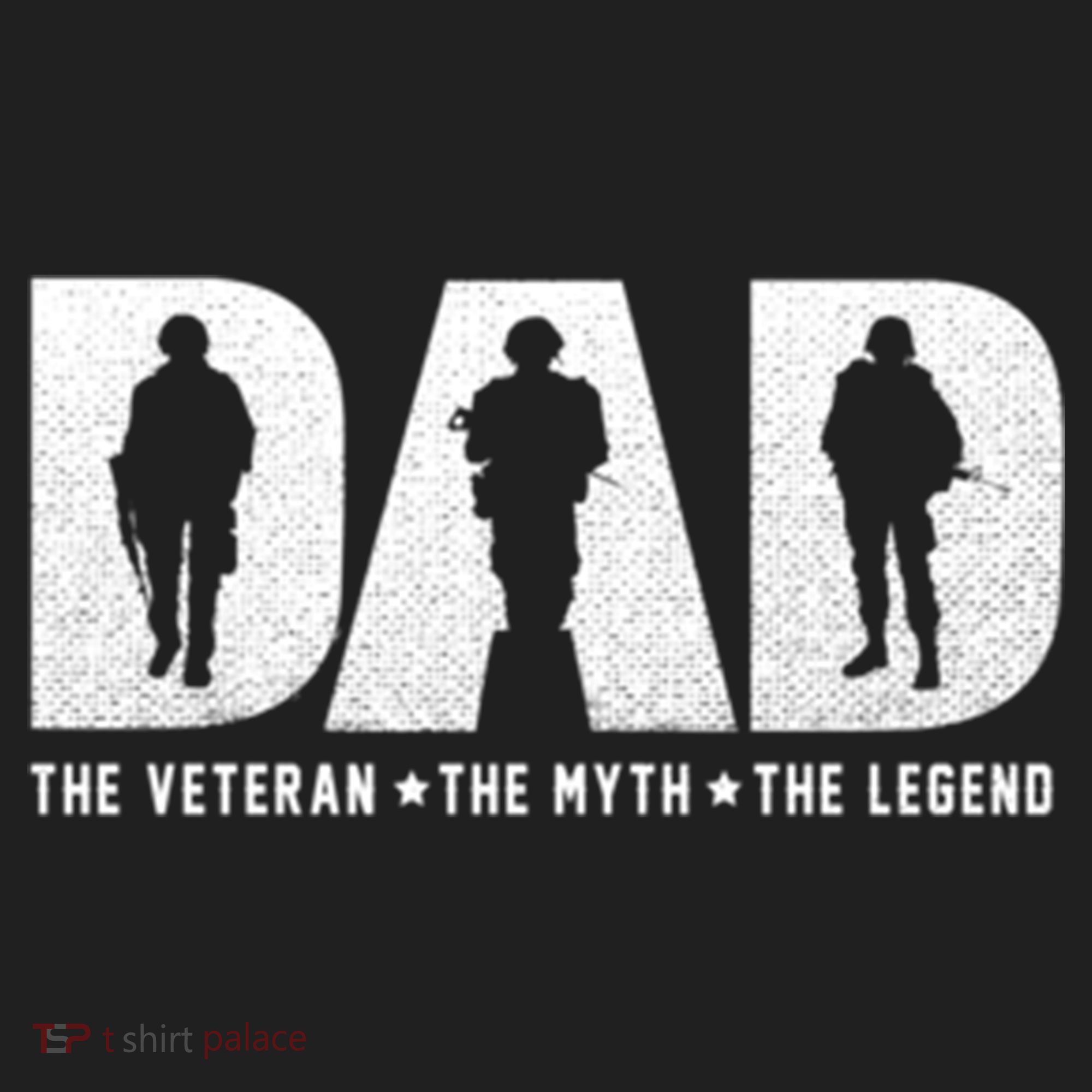 Dad Veteran Myth Legend Proud Veteran Dad Funny Gift Hat