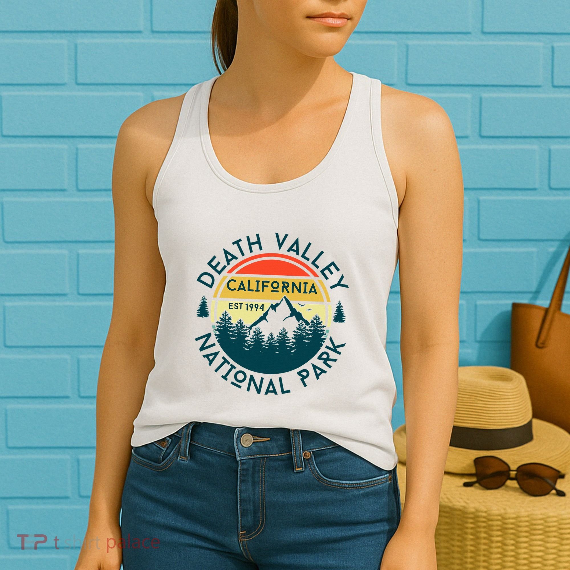 Death Valley National Park California Nature Hiking Outdoors Women's Tank Top