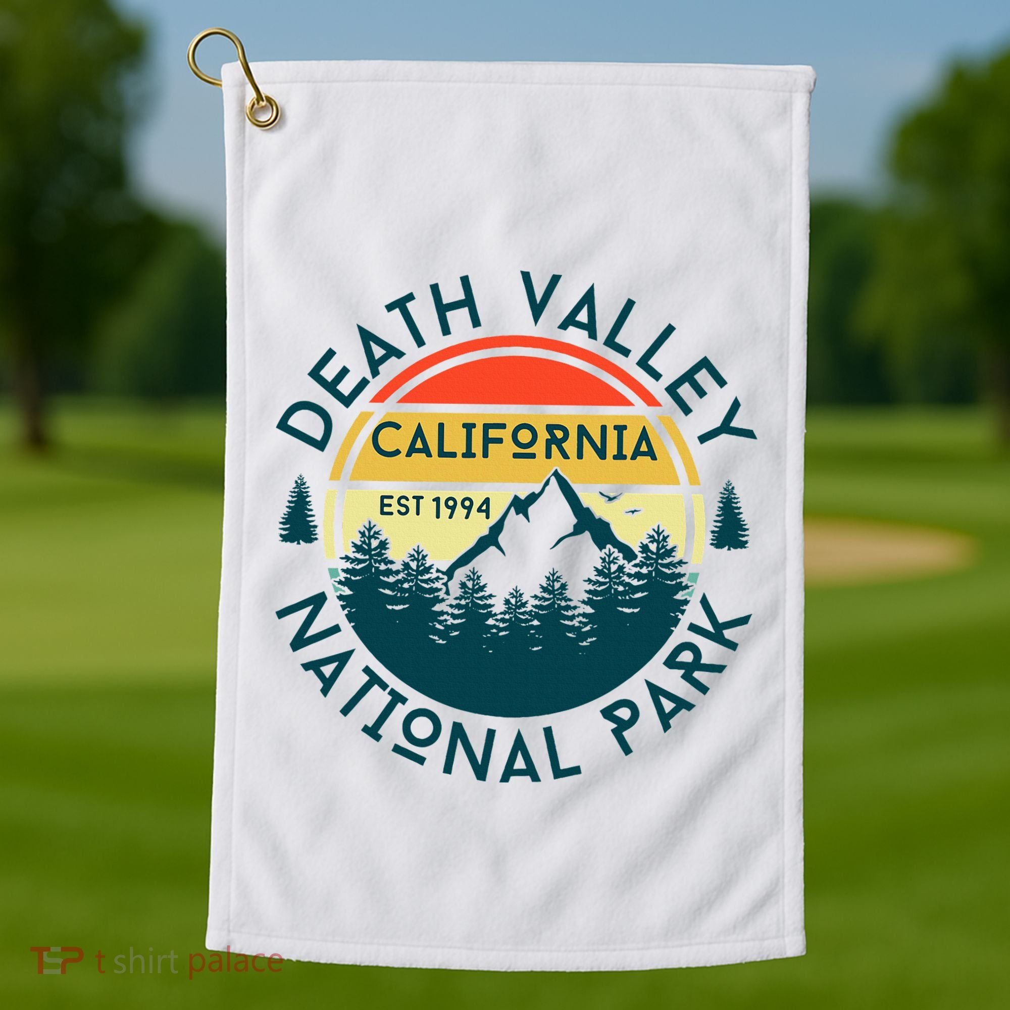 Death Valley National Park California Nature Hiking Outdoors Golf Towel