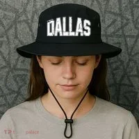 Dallas Vintage Retro Bucket Hat thumb 3