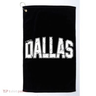 Dallas Vintage Retro Golf Towel