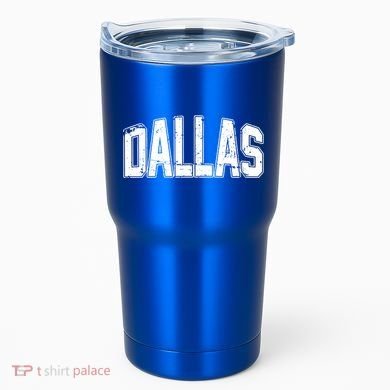 Dallas Vintage Retro Tumbler