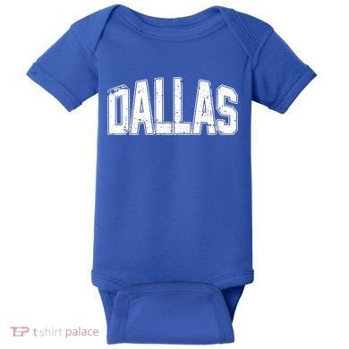 Dallas Vintage Retro Baby Bodysuit