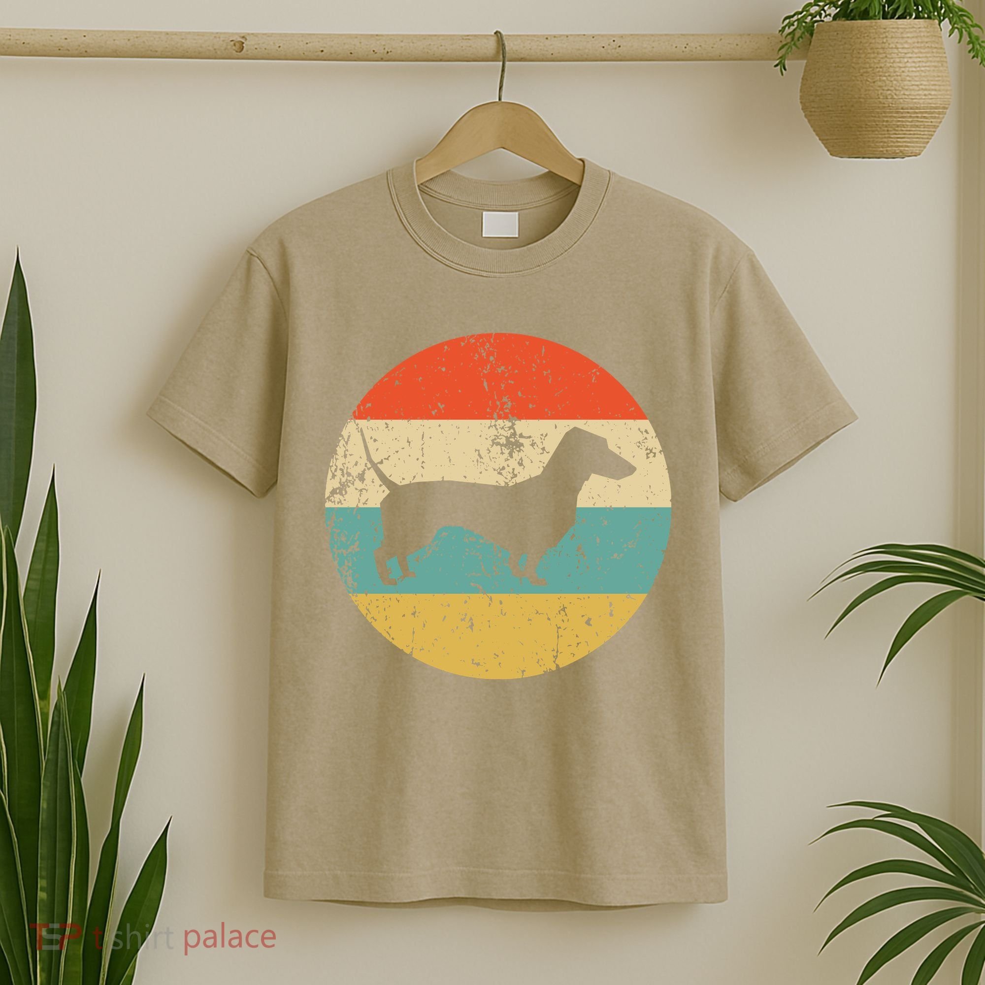 Dachshund Vintage Retro Dachshund Dog T-Shirt