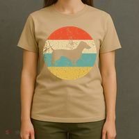 Dachshund Vintage Retro Dachshund Dog T-Shirt thumb 4